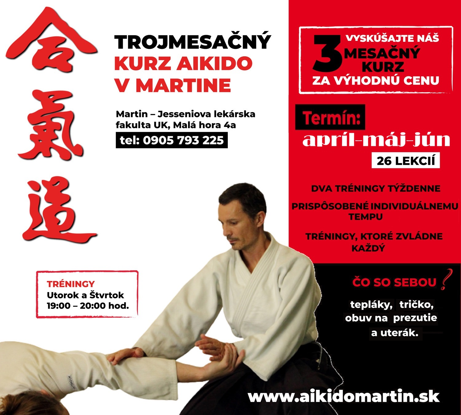 Začiatočníci na tréningu 1