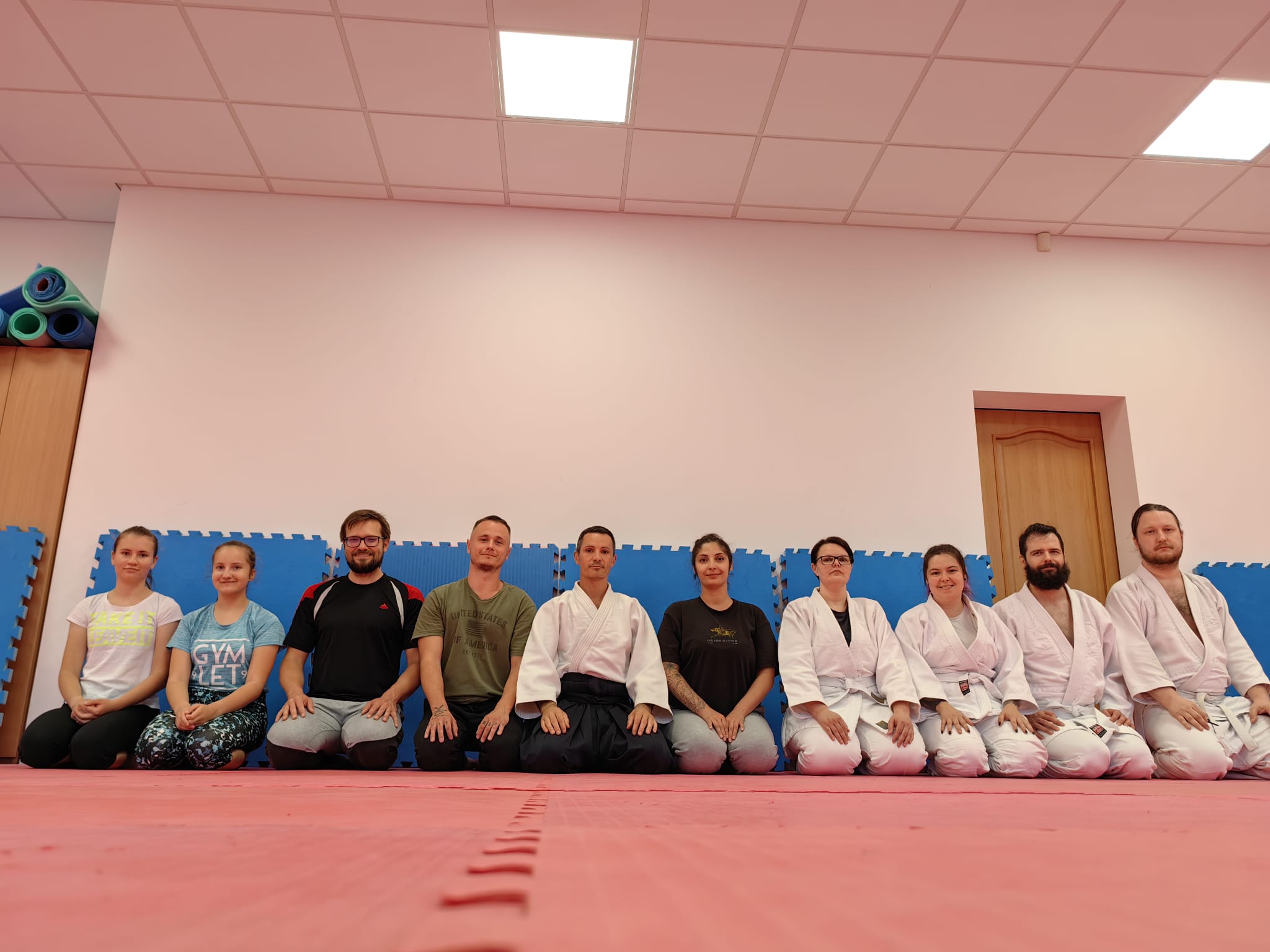 Začiatočníci na tréningu 2